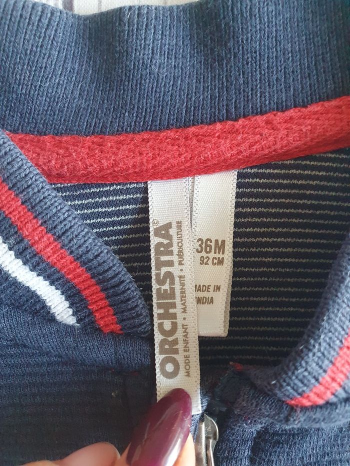 Gilet 36 mois orchestra - photo numéro 3