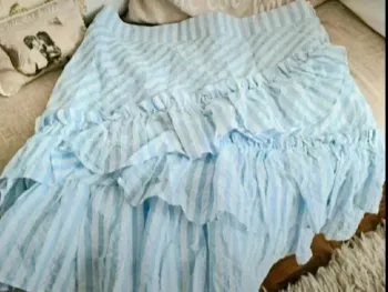 Jupe courte bleu/blanc H & M Taille 40 Neuve