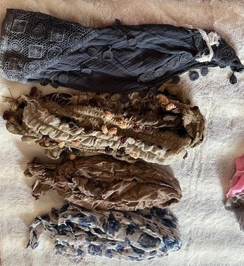 lot de 4 écharpes fantaisies