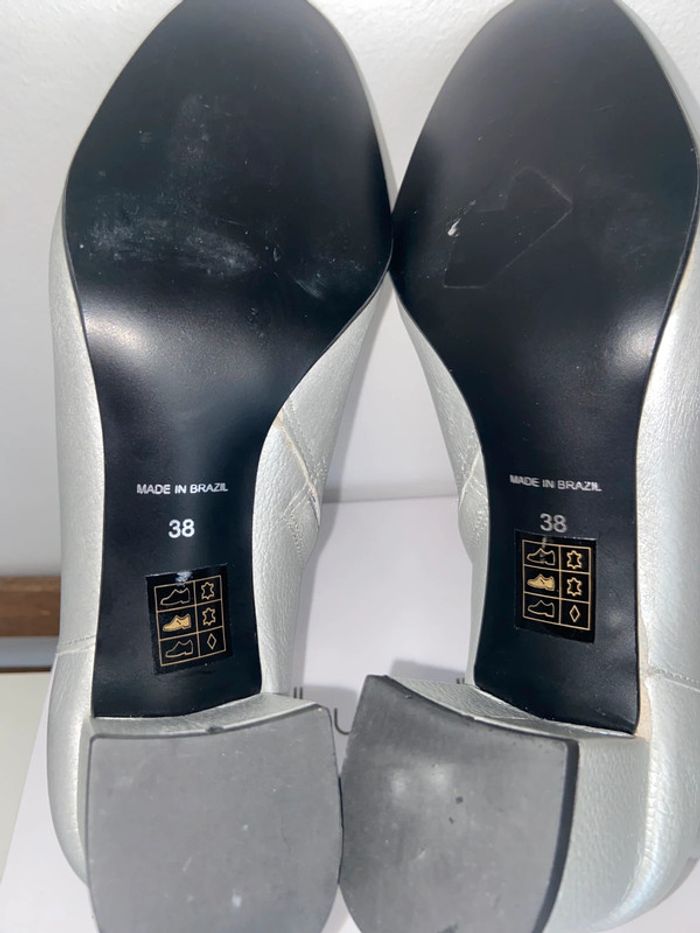 🌼Bottines argentées Karl Marc John🌼 - photo numéro 4