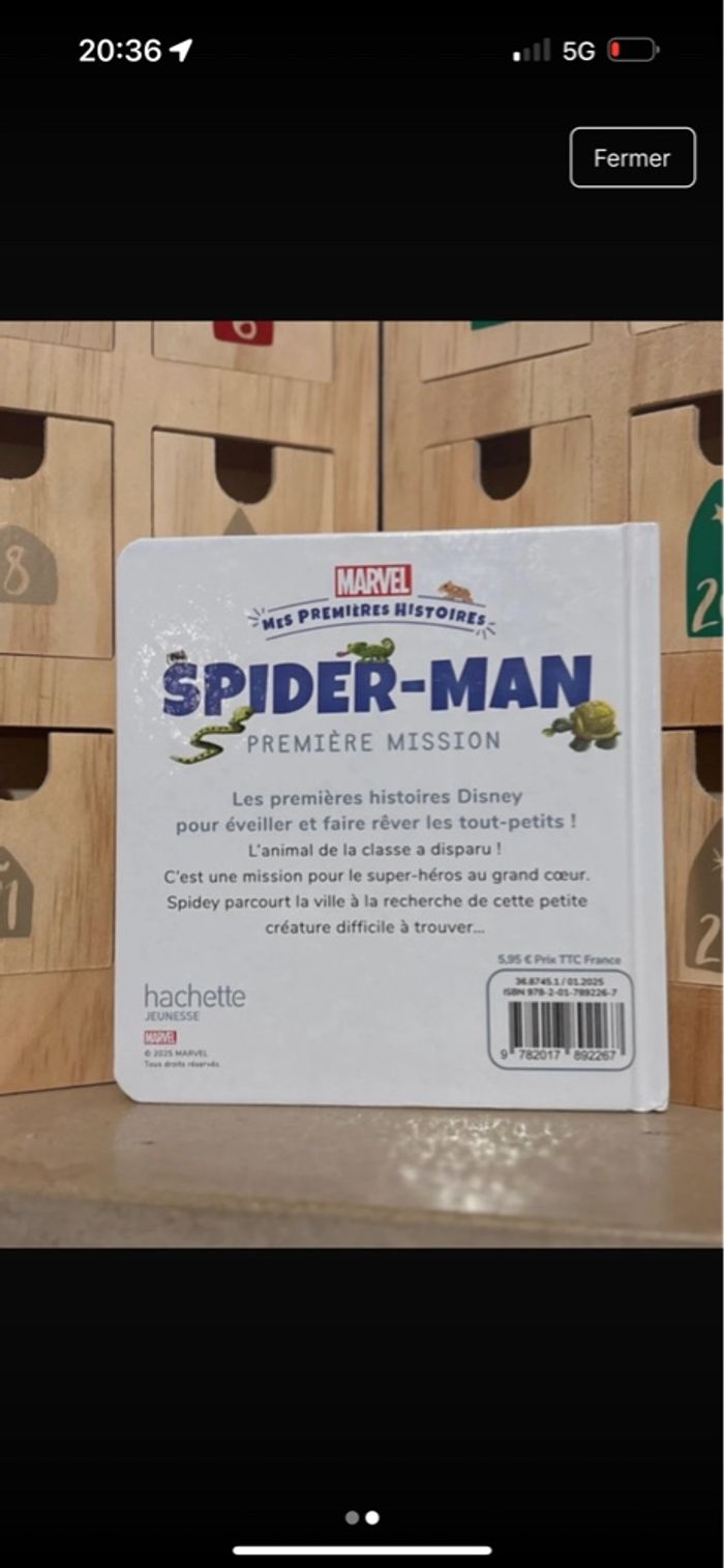 Spider-Man première mission - Disney baby - Mes premières histoires Disney - photo numéro 2