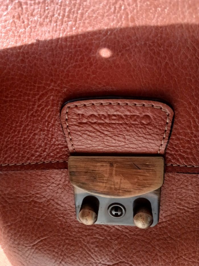 Cartable en cuir Lorenzo - photo numéro 2