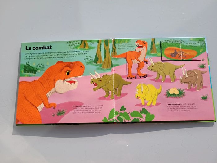 Livre animé à flaps : Le Petit Monde animé Gallimard Jeunesse : La Vie des Dinosaures (63) - photo numéro 11