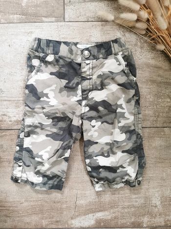 🌸Pantalon camouflage 9mois kaki kitchoun