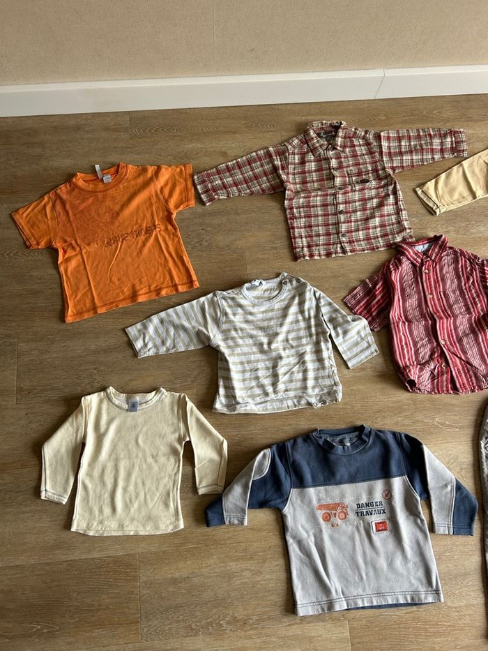 Lot vêtements garçon 3 ans – Marques Petit Bateau & divers – Hiver/été - photo numéro 2