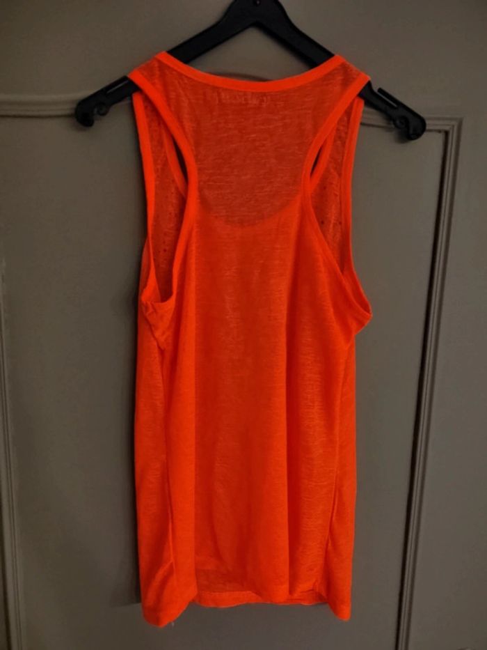 Débardeur orange fluo - photo numéro 4