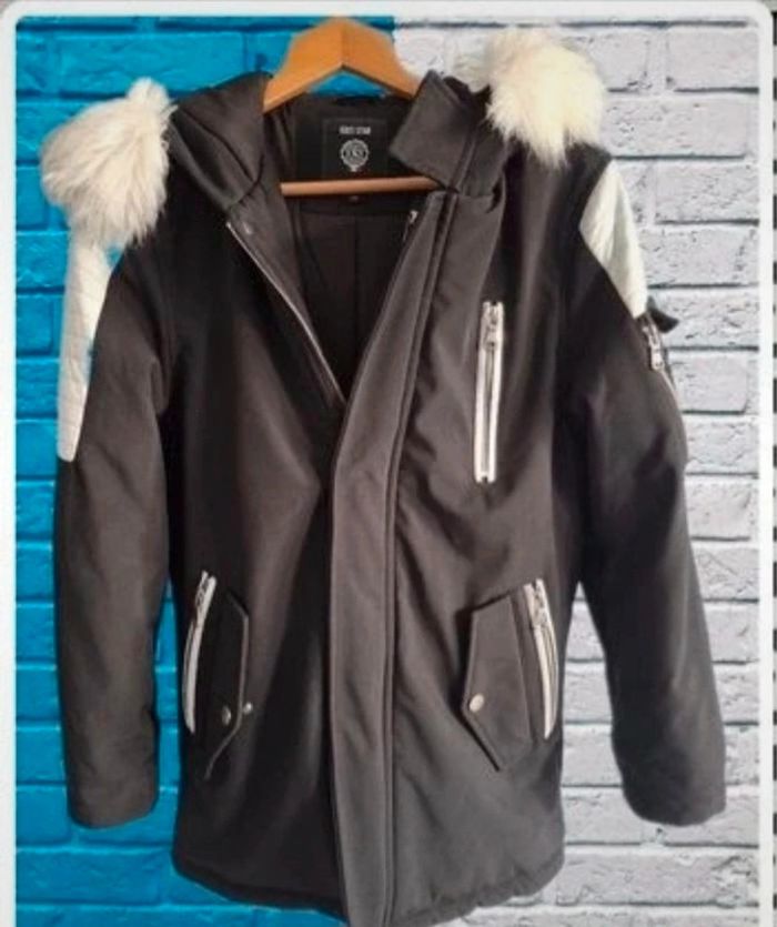 Parka noir moderne et tendance - photo numéro 3