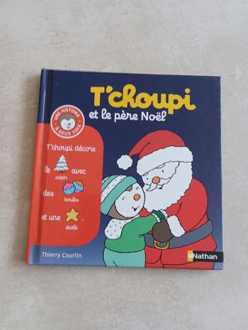Livre T'choupi et le père noël histoires à deux voix