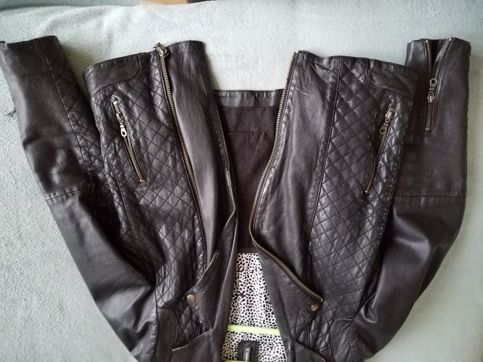 Blouson cuir femme Taille 38 - photo numéro 6