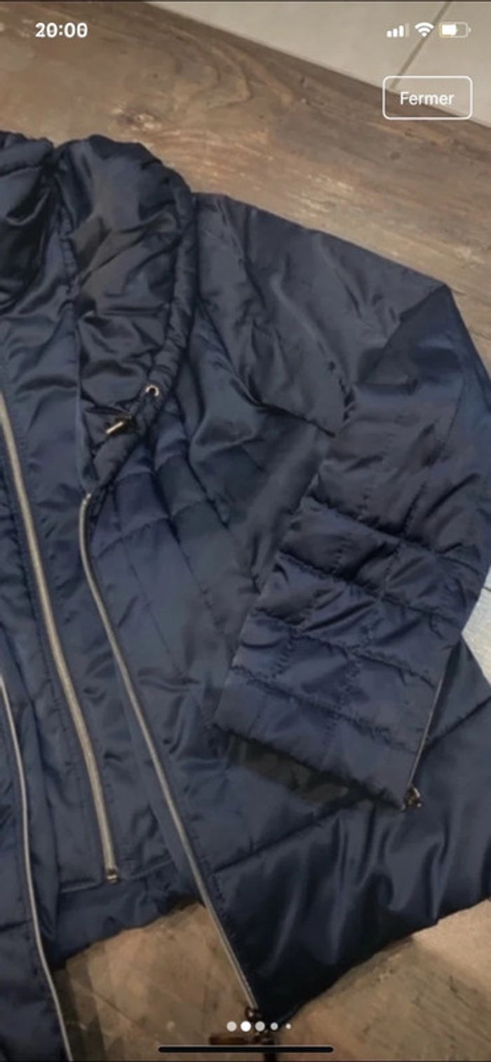 Veste matelassée bleue nuit - photo numéro 2