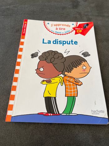 Livre Sami et Julie la dispute début cp 