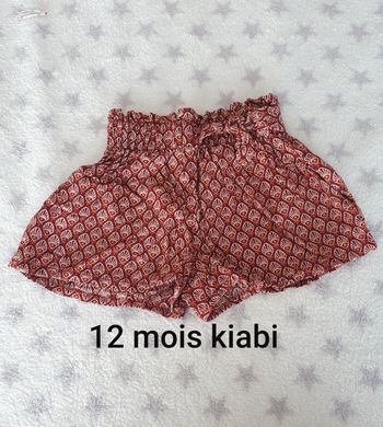 Short 12 mois kiabi