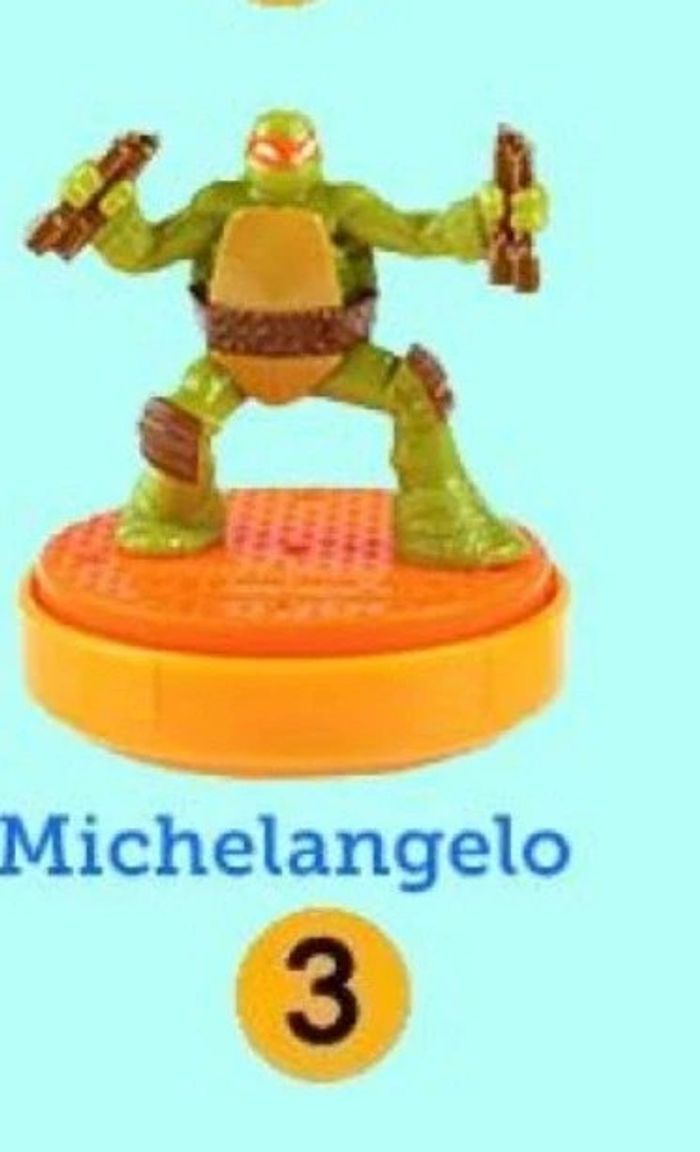 Toupie Michelangelo Tortue Ninja Happy Meal - photo numéro 3