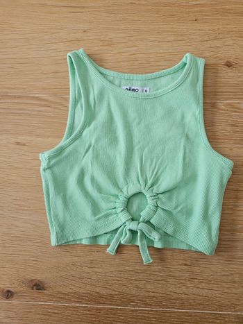 Crop top vert