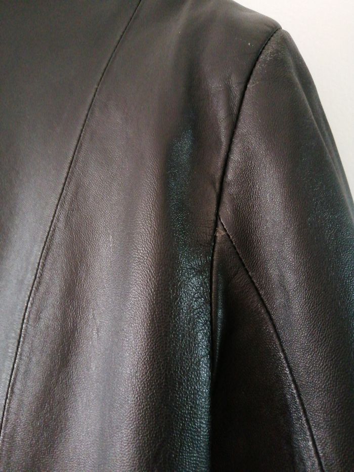 Veste cuir noir - photo numéro 8