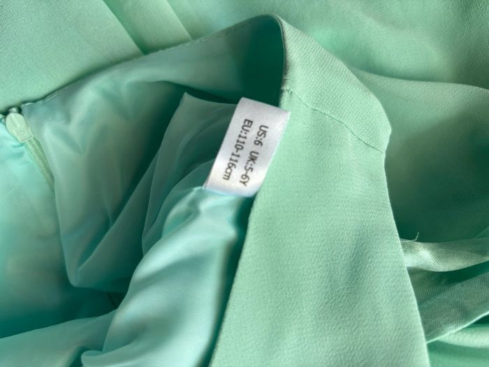 Robe de cérémonie fille vert d’eau - photo numéro 5