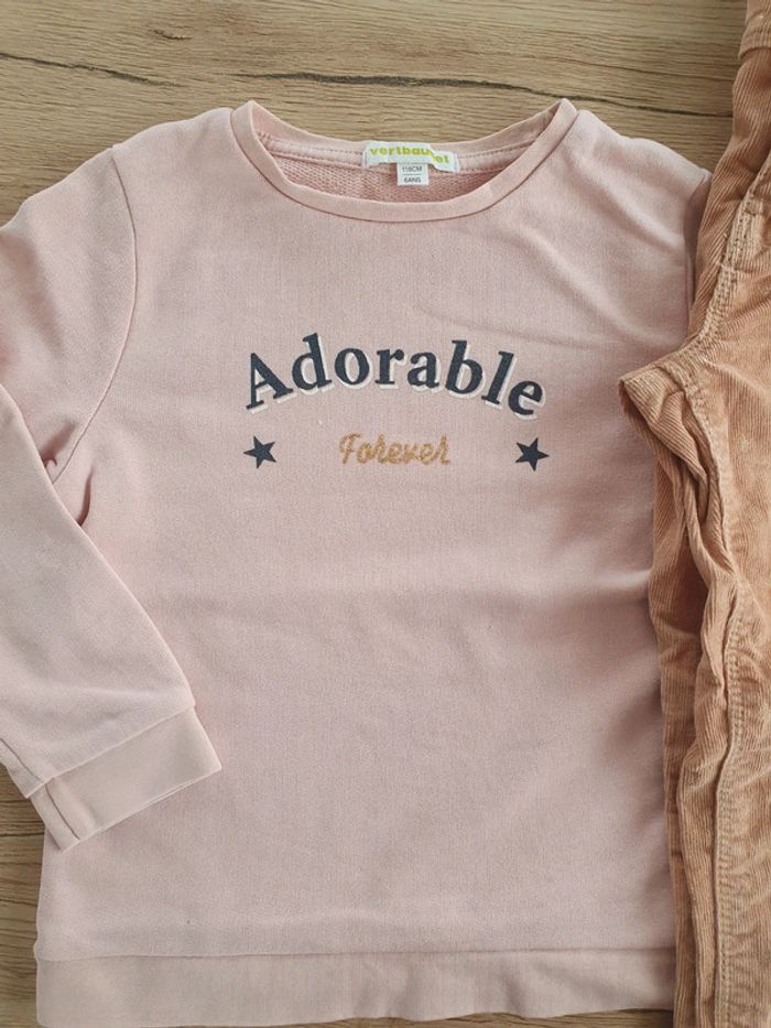 Ensemble vertbaudet /kiabi 6ans - photo numéro 2