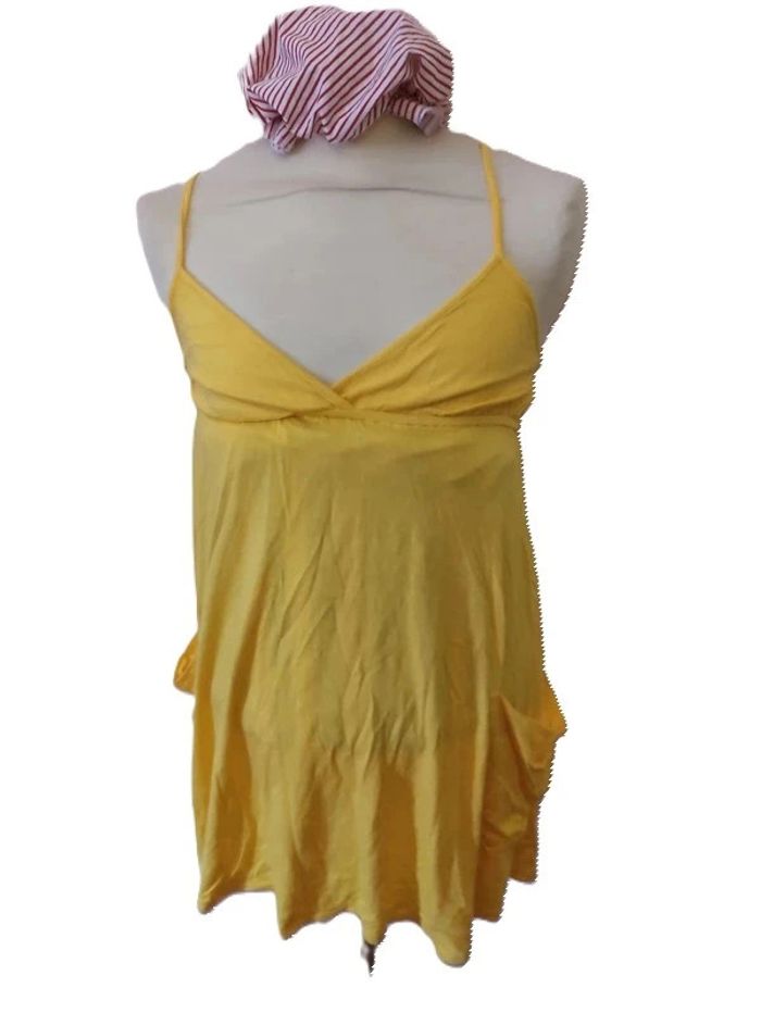 Robe Dos nu Naf Naf Jaune vif Taille M