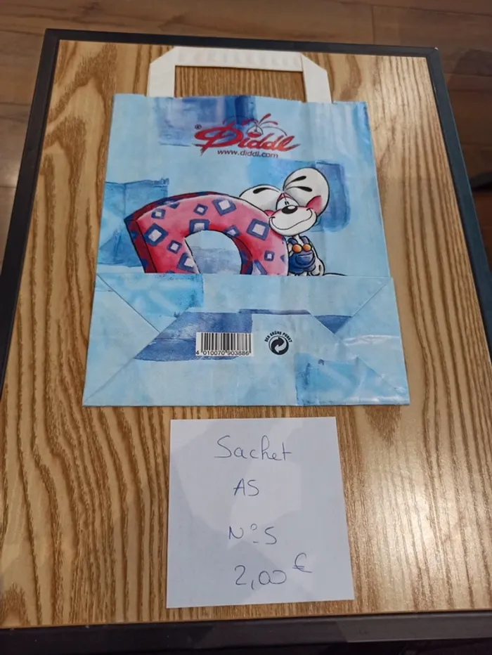 Sachet en papier Diddl A5 avec anses 5 2,00€ - photo numéro 2