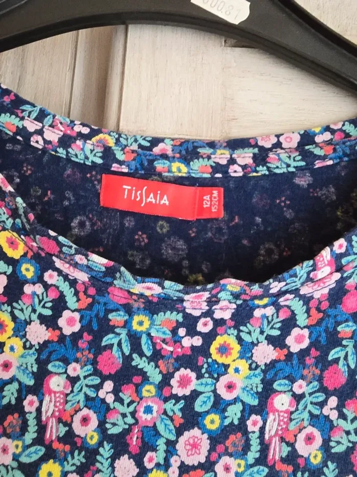 Robe fleurie liberty colorée tissaia 12 ans - photo numéro 2