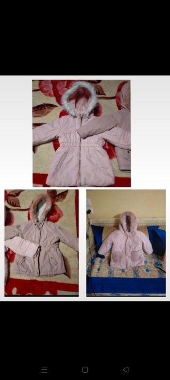 Lot 3 doudounes fille