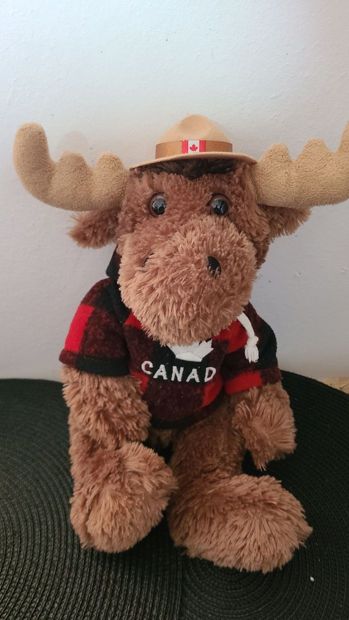Peluche cerf CANADA - photo numéro 6