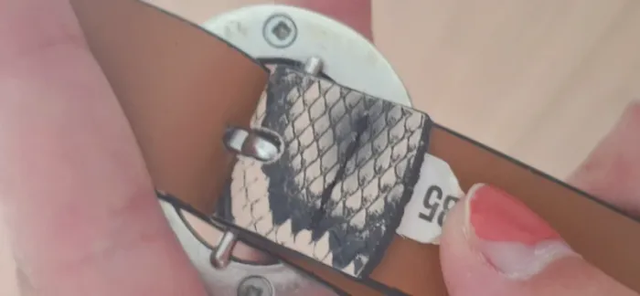 Ceinture effet python beige – LA tendance incontournable - Très bon état 🌟 - photo numéro 4