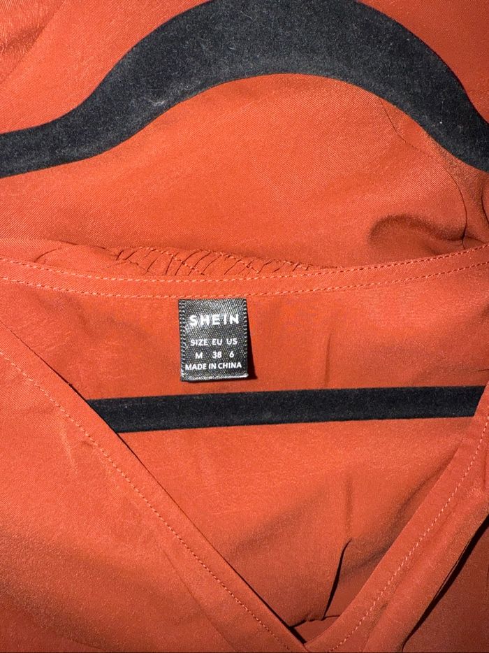 Robe longue marron col V - Neuve jamais portée - photo numéro 3