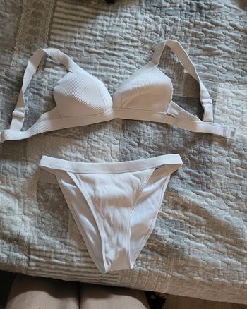 Maillot de bain blanc taille S