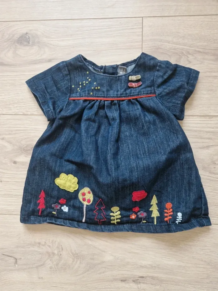 Robe en jean Orchestra 6 mois