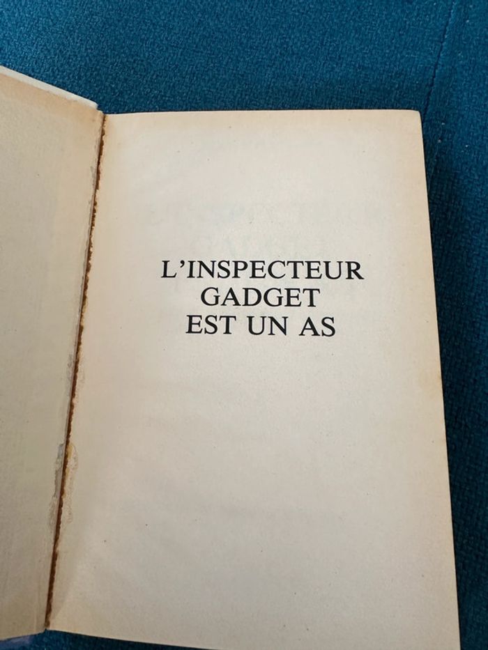 Livre ancien bibliothèque rose L’inspecteur gadget est un as Jean Chalopin - photo numéro 3