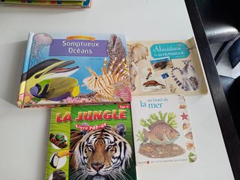Lot x4 livres Animaux