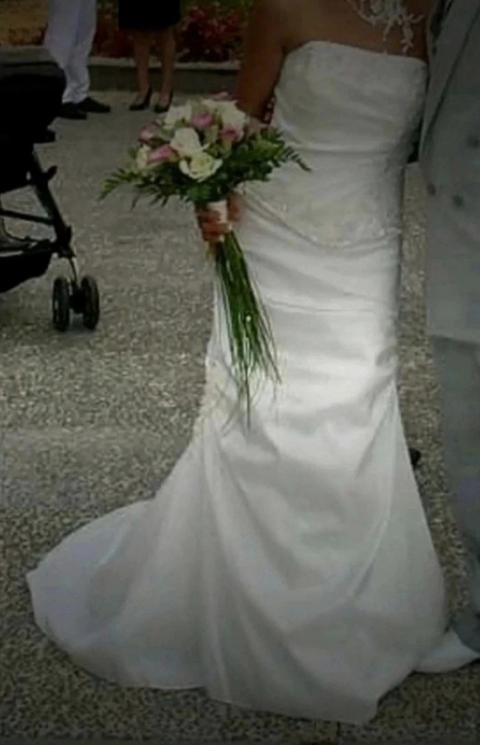 Jupe et bustier de mariage en 34