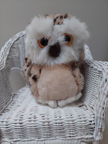 Steiff - peluche chouette hibou vintage