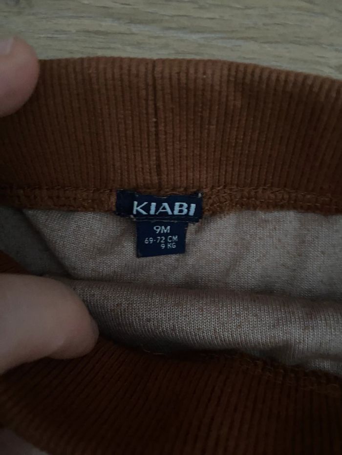 1 jogging en velours 9 mois - photo numéro 3