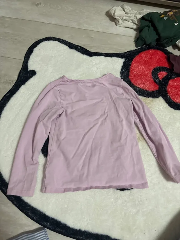Lot de 2 t shirt à manche longue 4 ans Disney reine des neiges - photo numéro 6