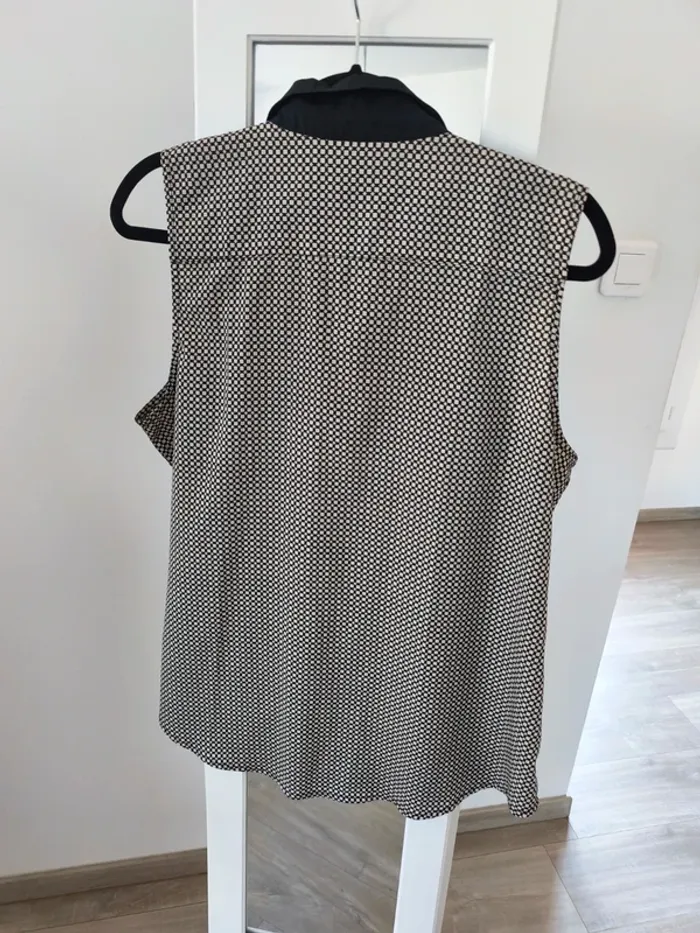 Chemise sans manche motifs géométriques style rétro - photo numéro 8