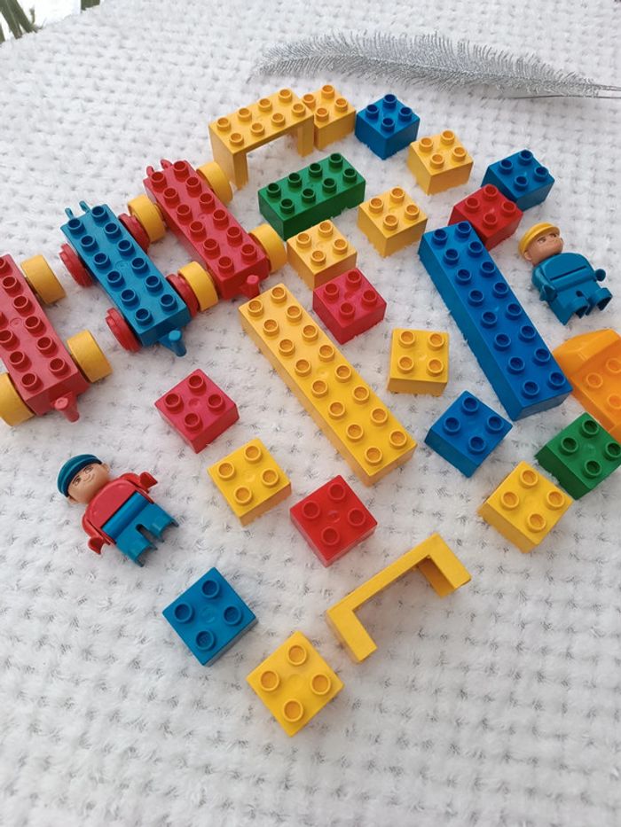 🔸Lot 28 Pièces LEGO Duplo Vintage dont 2 Personnages🔸 - photo numéro 6