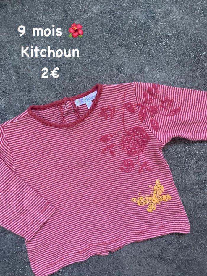 T-shirt 🌺 9 mois 🌺 Kitchoun