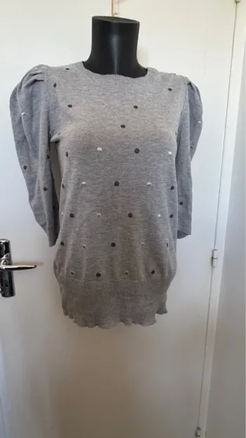 Pull gris femme Naf Naf