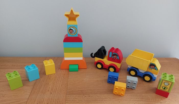Camion benne + dépanneuse + fusée - Lego Duplo - photo numéro 3