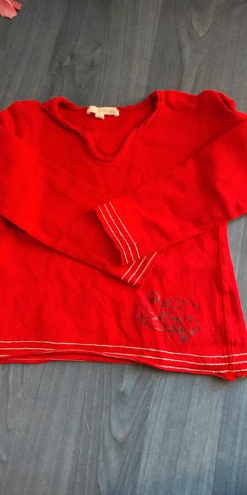 Maillot ML rouge T5A