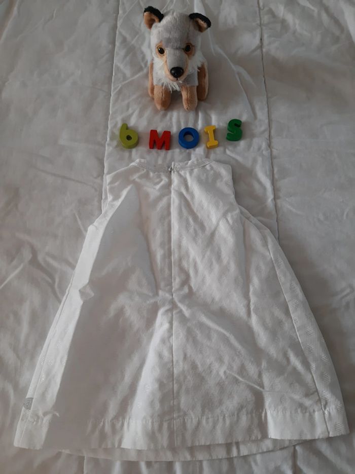 Robe blanche Obaïbi - 6 Mois - photo numéro 2