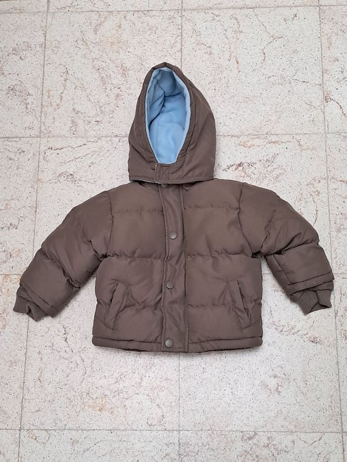 Manteau doudoune garçon 9 mois