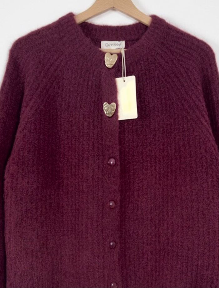 Gilet rouge fonce - photo numéro 2