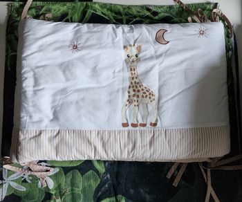 Tour de lit Sophie la girafe beige