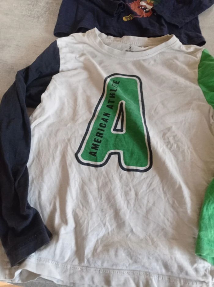 Lot de 2 t shirts manche longue 8 ans - photo numéro 3