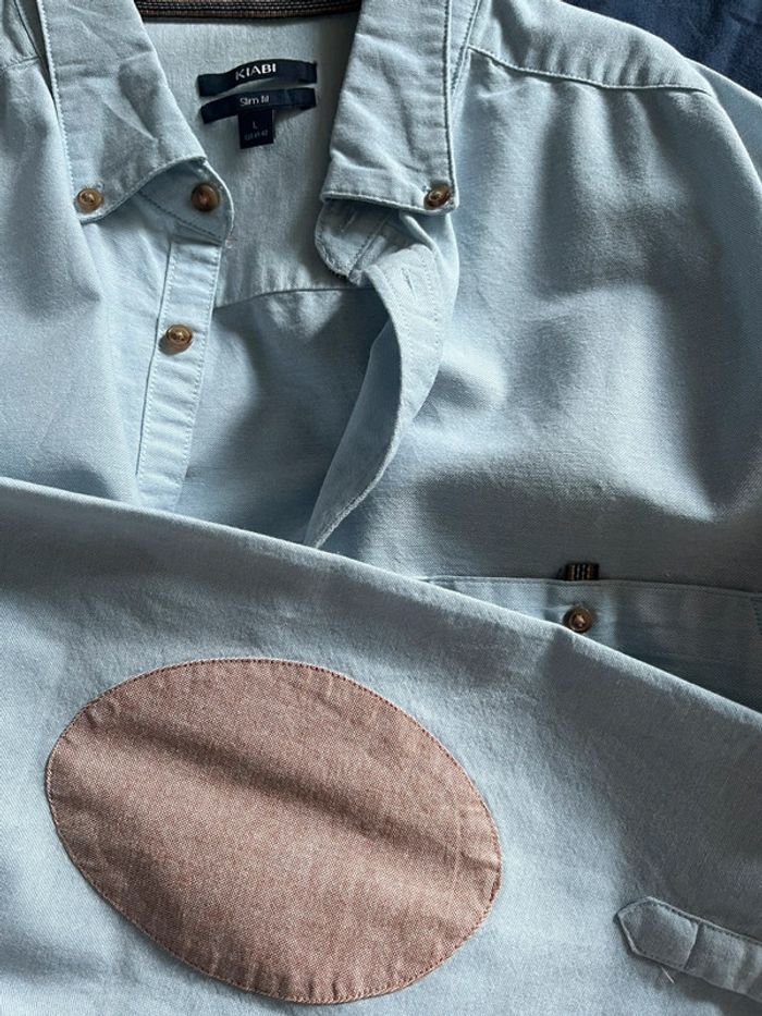 Chemise à coude bleue - photo numéro 4