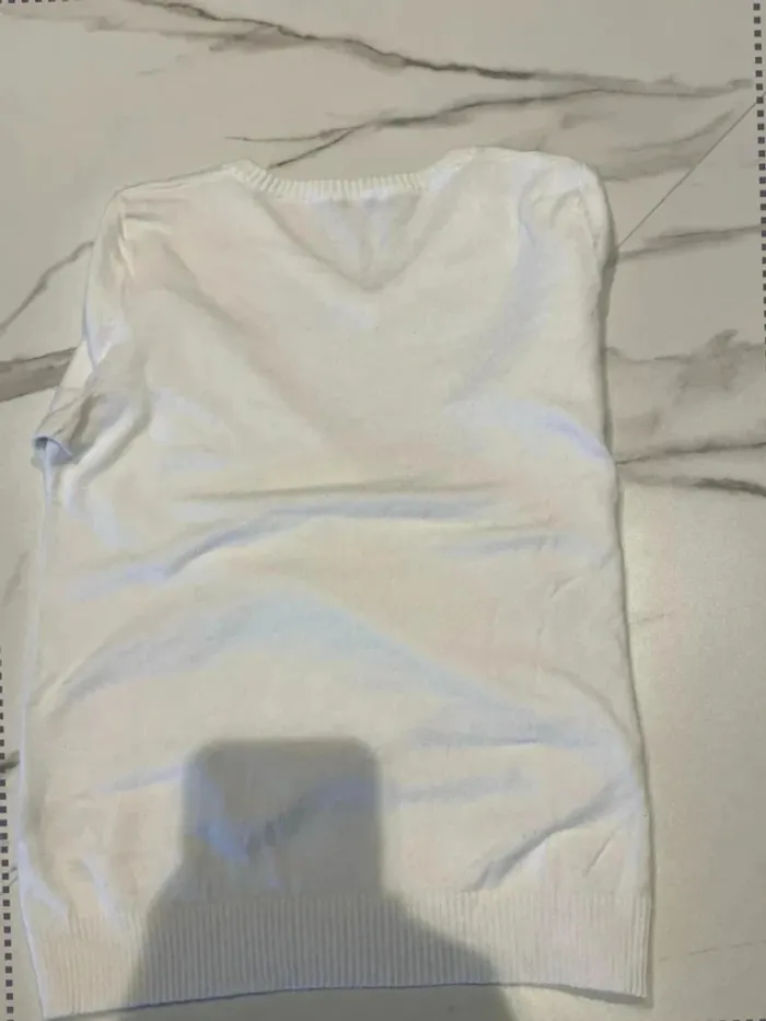 Pull blanc - Straboski - Taille M - photo numéro 3
