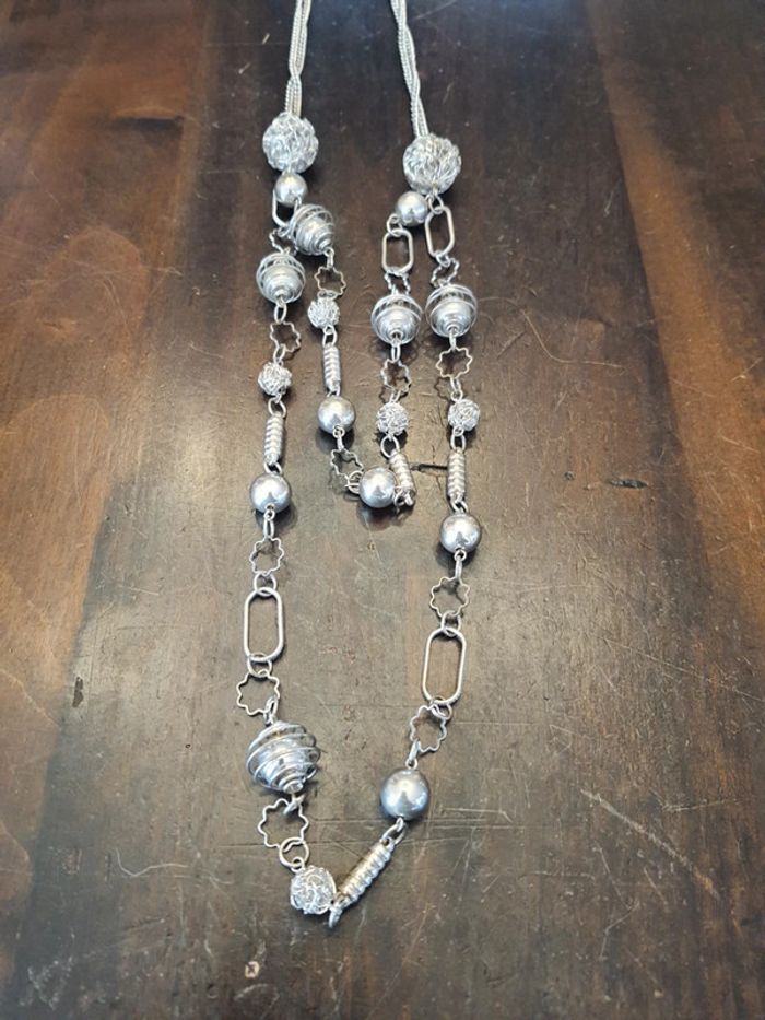 Collier moderniste années 1970. Signé LBVYR - photo numéro 7